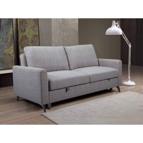 Urban Cali Kensington Sleeper Sofa Bed Loveseat In Solis Grey