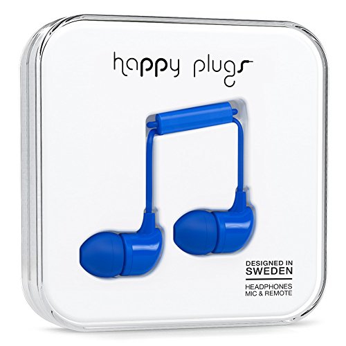 Happy Plugs 7730 In-Ear Headphones Cobalt