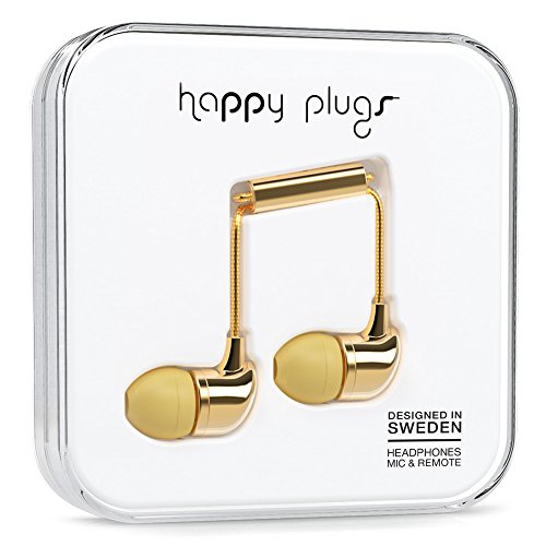 Happy Plugs 7728 In-Ear Headphones Gold
