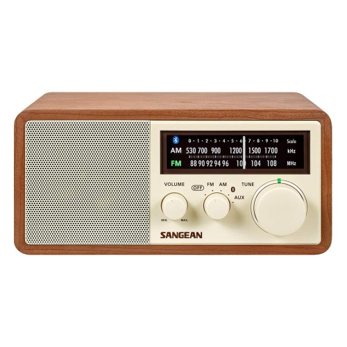 SANGEAN RA50562 Fm Bluetooth Wooden Cabinet Radio, Multicolor