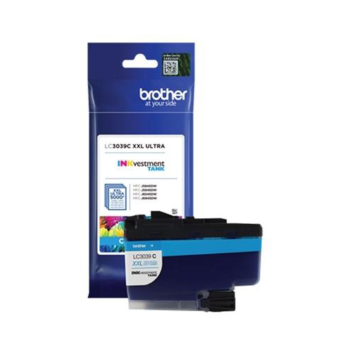 Brother Inkvestment Tank Ink Cartridge, Ultra High Yield Cyan