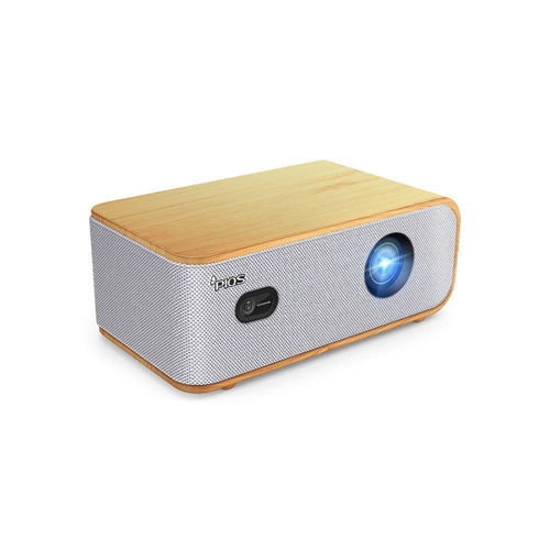 PIQS Q1 Home Theater HD LED Projector w/ Android OS, 4D Auto Keystone, Side Projection, 4K Support, WiFi, Bluetooth, Speakers
