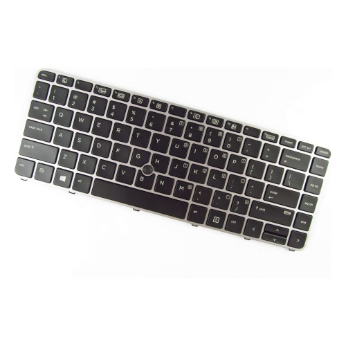 HP EliteBook G3 745 & G4 840 Silver Backlit Keyboard Replacement