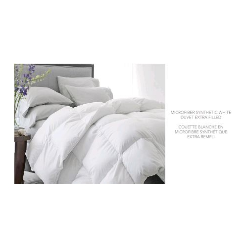 S7 Microfiber Synthetic White Duvet Extra Filled Twin White