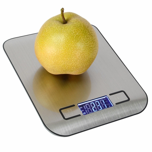 Kitchen Scale Digital LCD Scale in Ultra Refined Stainless Steel