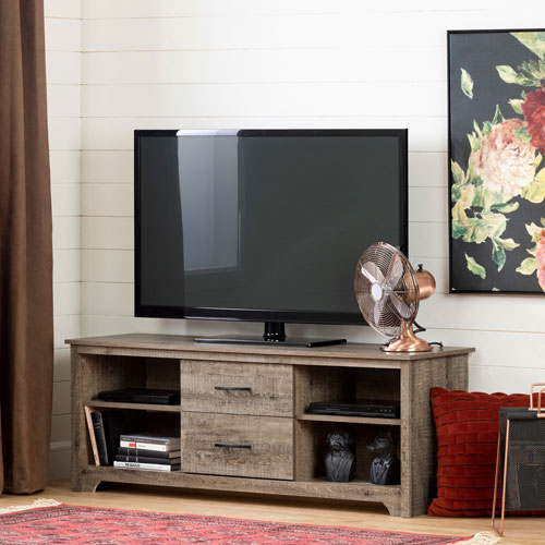 South Shore Fusion 60 Tv Stand Brown Best Buy Canada