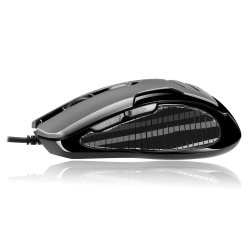 Adesso iMouse X1 Multi-Color 6-Button Gaming Mouse with Optical Sensor, DPI Switch & LED Backlight - Ergonomic, Ambidextrous Design, High Precision