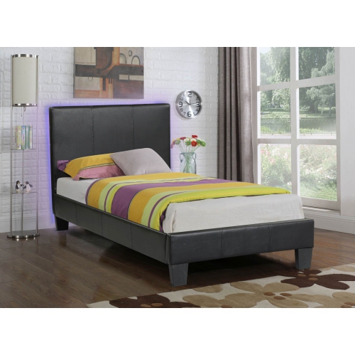 Husky® Value Upholstered Platform Bed – Twin - Black