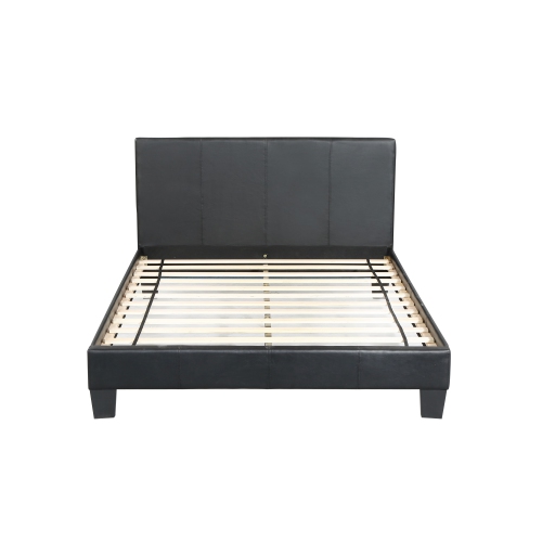 HUSKY  ® Value Upholstered Platform Bed – Queen - In Black