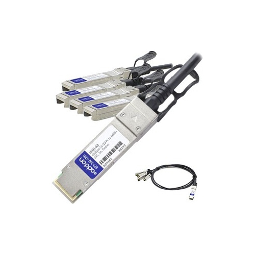 AddOn Extreme Networks 10321 Compatible TAA Compliant 40GBase-CU QSFP+ to 4xSFP+ Direct Attach Cable