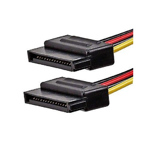 6 in. SATA Serial ATA Splitter Power Cable 15pin SATA Power Connector)