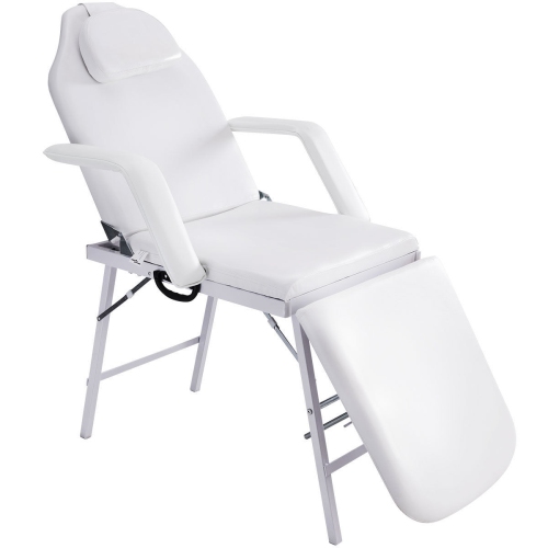 Costway 73" Portable Tattoo Parlor Spa Salon Facial Bed Beauty Massage Table Chair