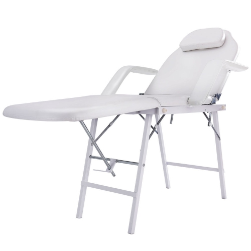 Costway 73" Portable Tattoo Parlor Spa Salon Facial Bed Beauty Massage Table Chair
