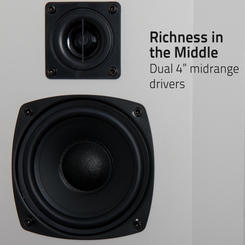 Fluance Elite High Definition 2-Way Bipolar Surround Speakers for Wide Dispersion Surround Sound
