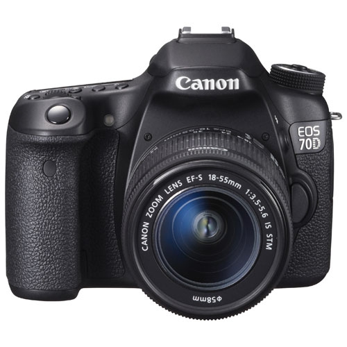 Canon EOS 70D DSLR Camera with 18-55mm IS STM Lens Kit