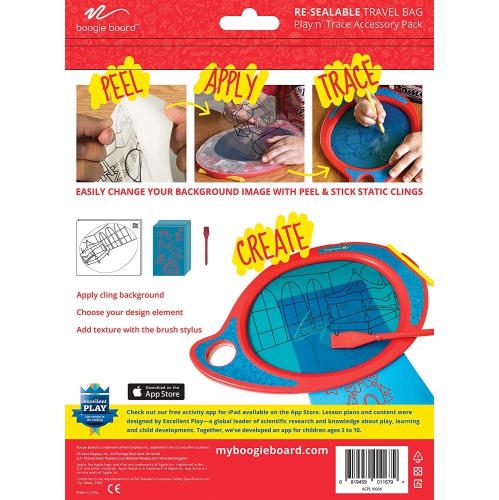 Boogie Board ACPL10004 Play N' Trace Accessory Activity Pack, Princess Dress