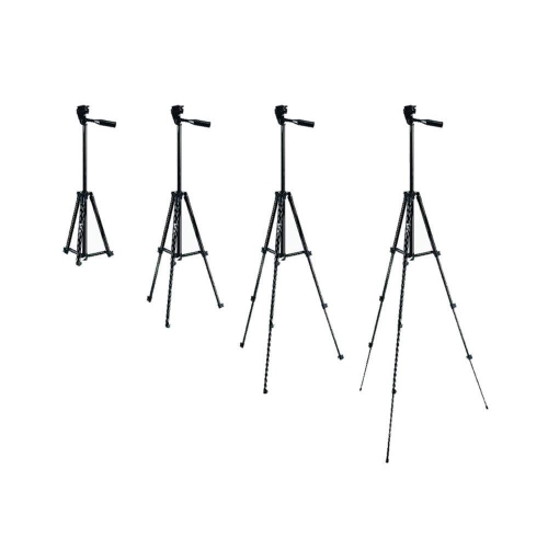 Glo3D – trépied en aluminium noir de 50 po avec support pour téléphone