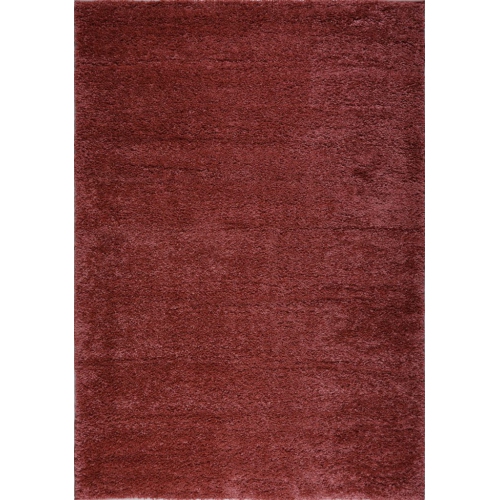 Meknes Shag Grapefruit Orange Area Rug 3'11" x 5'7"
