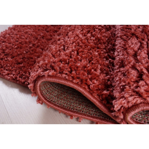 Meknes Shag Grapefruit Orange Area Rug 6'5" x 9'5"