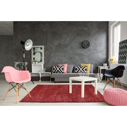 Meknes Shag Grapefruit Orange Area Rug 6'5" x 9'5"