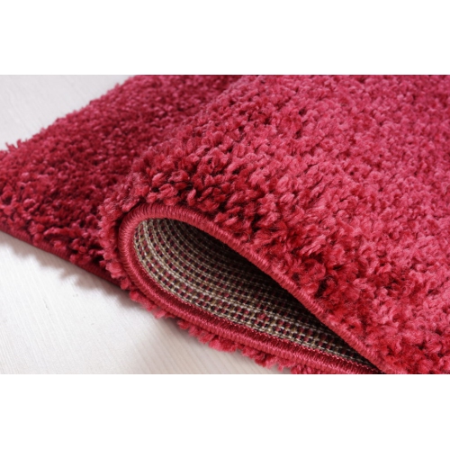 Meknes Shag Rose Red Area Rug 2'7" x 4'11"