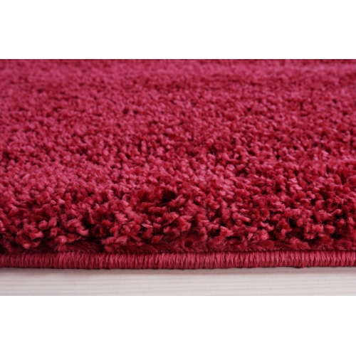 Meknes Shag Rose Red Area Rug 2'7" x 4'11"