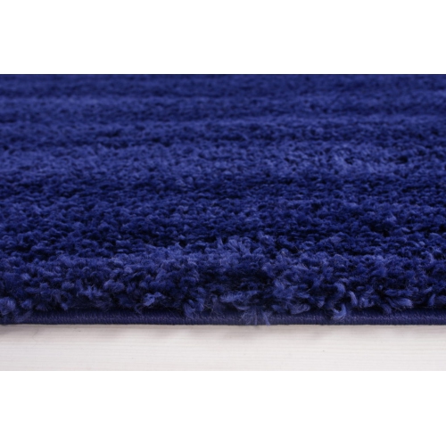 Meknes Shag Navy Blue Area Rug 2'7" x 9'10"