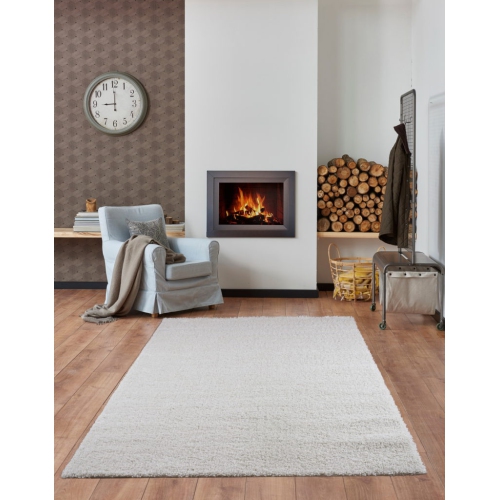 Meknes Shag Ivory Area Rug 2'7" x 9'10"