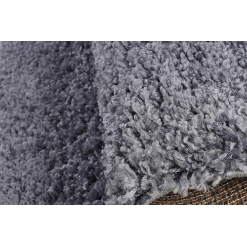 Meknes Shag Gray Area Rug 3'11" x 5'7"