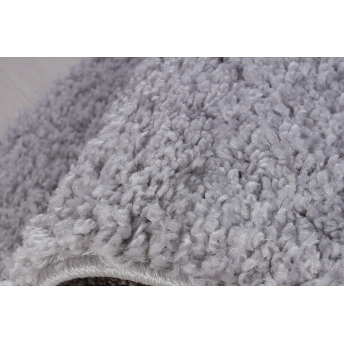 Meknes Shag Light Gray Area Rug 2'7" x 4'11"