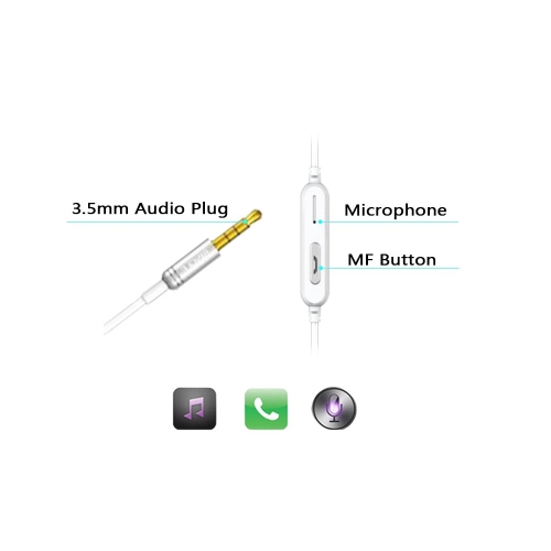 Casque d’écoute avec fil léger Jingle Fh151 de MKL - Noir