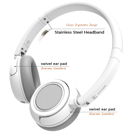 Casque d’écoute avec fil léger Jingle Fh151 de MKL - Noir