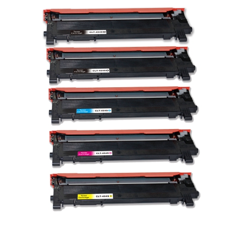 5 Pack Toner Cartridges CLT-K404S, CLT-Y404S,CLT-M404S, CLT-C404S Compatible for Samsung printer