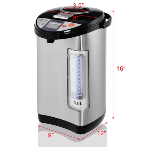 Costway 5L LCD Water Boiler & Warmer Electric Hot Pot Kettle Hot Water Dispenser