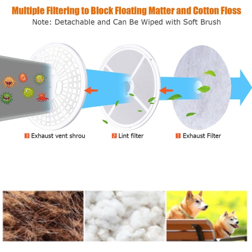 Sèche-linge mural en inox 4,5kg