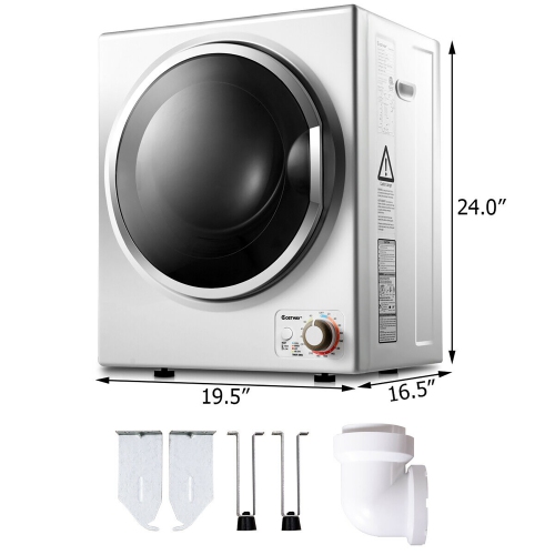 Sèche-linge mural en inox 4,5kg