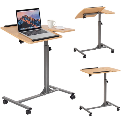 Adjustable Laptop Notebook Desk Sofa Bed Table Stand Holder Swivel