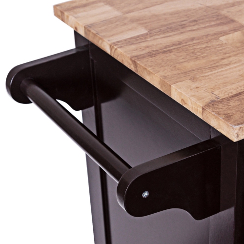 Marque Costway Desserte de cuisine sur roulettes /Îlot central de cuisine mobile avec capacité de stockage et supportant des charges lourdes