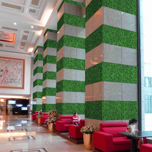 Costway 12 Artificial Hedge Plant Privacy Fence Screen Topiary Decor Wall 20'' x 20''