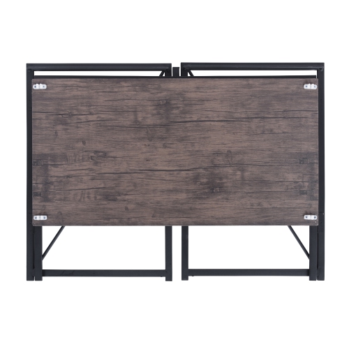 Industrial Wood&Metal Foldable Writing Desk Home Office Furniture