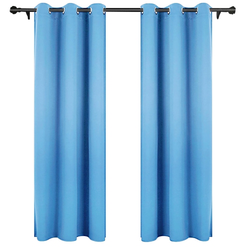 Livingbasics Window Curtains Thermal Insulated Blackout Curtains