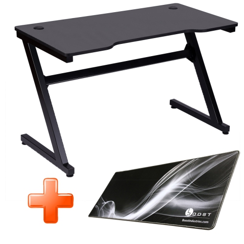 Boost Industries GDZ47-CF Z-Shaped Gaming Desk with Mouse Pad- Free Shipping*