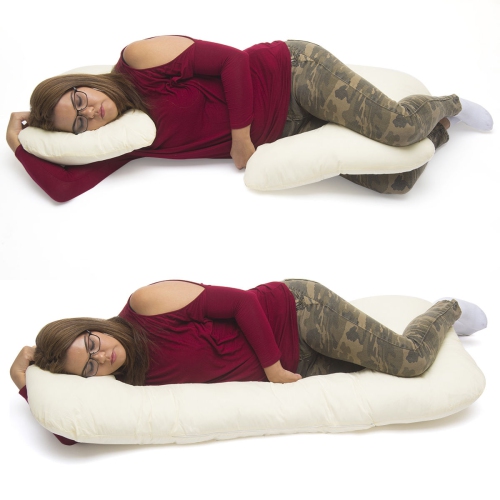 C Shape Total Body Pillow Pregnancy Maternity Comfort Support