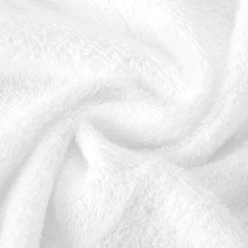 Full-Length Women Bathrobe, 100% Terry Cotton Sleepwear Soft Plush Long Robe Spa Kimono Robe, White, Large