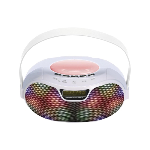 Supersonic SC-1446BT Bluetooth Portable Rechargeable Speaker - White