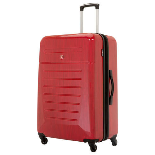 swiss gear red luggage