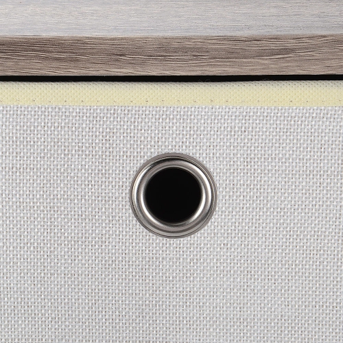 SortWise 5 Drawer Dresser MDF Nightstand End Table Durable Storage Organizer for Bedroom Dorm Room Apartment