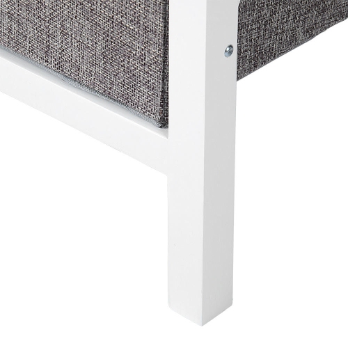 SortWise 5 Drawer Dresser MDF Nightstand End Table Durable Storage Organizer for Bedroom Dorm Room Apartment