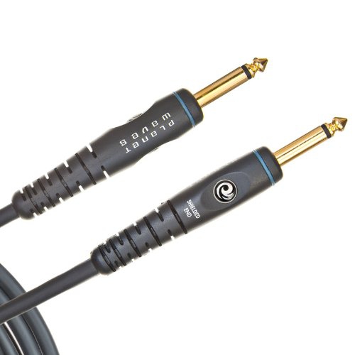 Planet Waves Custom Series Instrument Cable, Black, 30 feet,PW-G-30