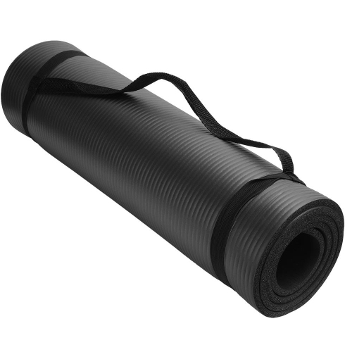 Buy Yoga Mat Cotton Carry Strap - Black at Mighty Ape NZ
